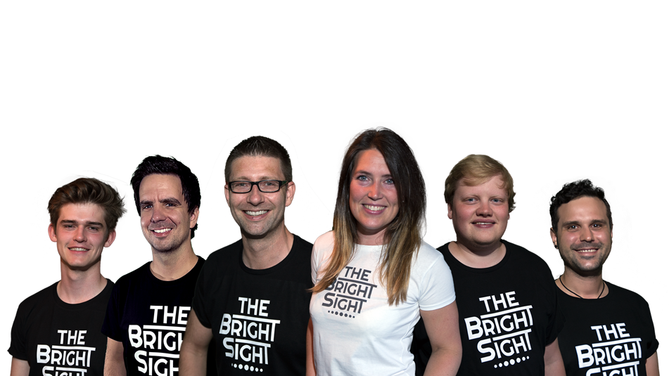 The Bright SIght Partyband Gruppenfoto mit Shirts